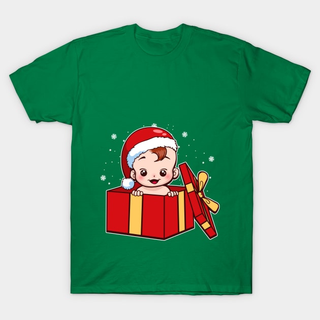 Santa Baby For Expecting Mothers T-Shirt by SiGo